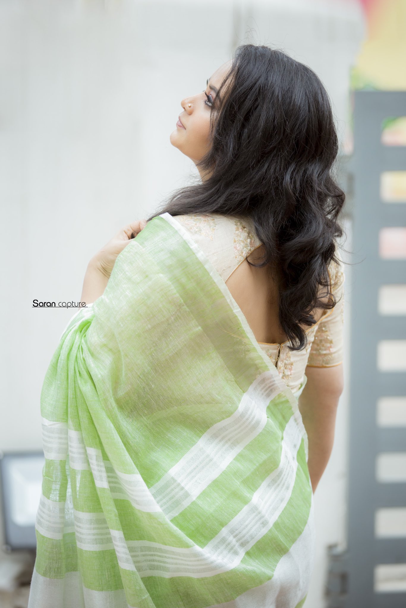 Actress Suja Varunee Saree Latest Images